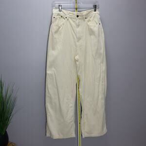 BDG High & Wide Corduroy Pants Ivory Size 30 (10)